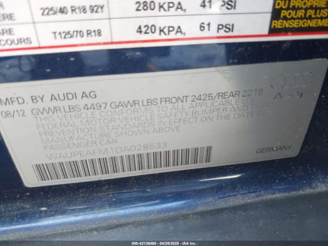 2013 AUDI A3 WAUPEAFM1DA028533 Photo 8