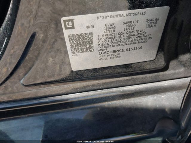 1G6DB5RK1L0153166 Cadillac Ct4 Premium Luxury