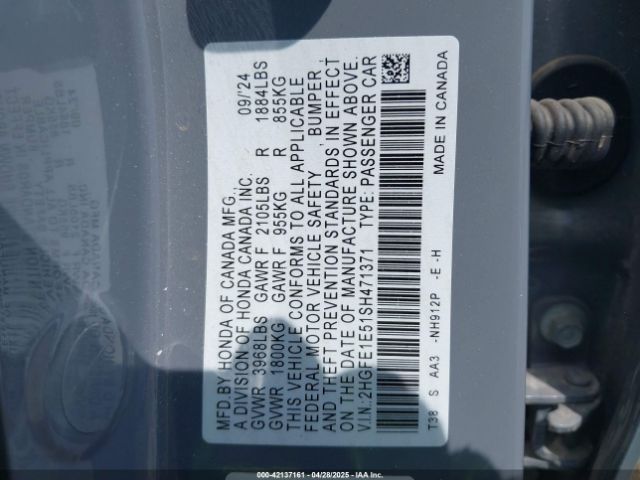 2025 HONDA CIVIC SI 2HGFE1E51SH471371 Photo 8