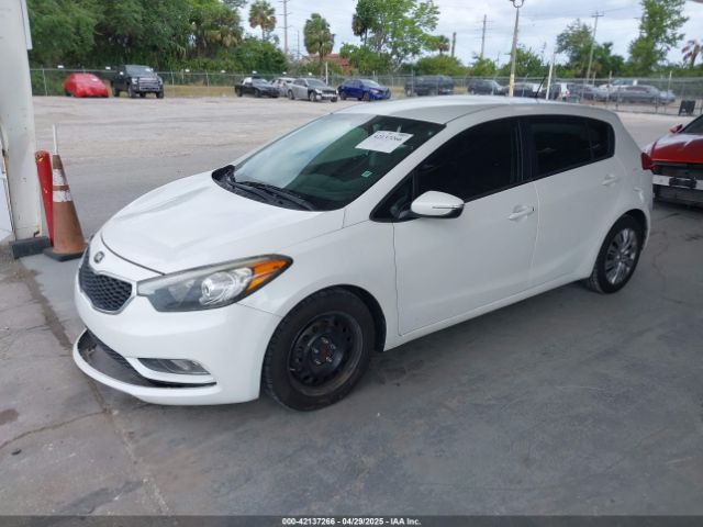 KNAFK5A88G5547968 KIA FORTE LX