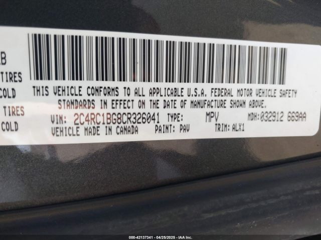 2012 CHRYSLER TOWN & COUNTRY 2C4RC1BG8CR326041 Photo 8