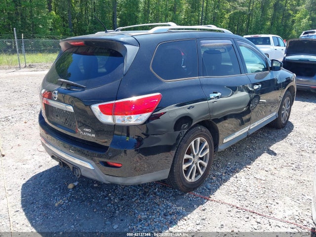 2013 Nissan Pathfinder Platinum მანქანა იყიდება აუქციონზე, vin: 5N1AR2MM4DC627593, აუქციონის ნომერი: 42137346