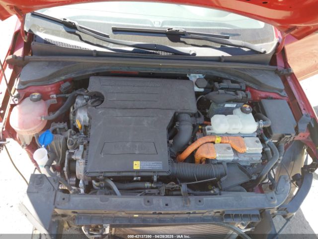 KMHC65LCXKU179508 Hyundai Ioniq Hybrid Blue