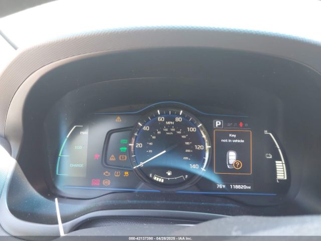 KMHC65LCXKU179508 Hyundai Ioniq Hybrid Blue