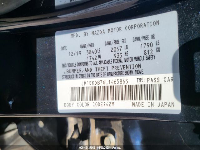 JM1DKDB76L1465863 Mazda Cx-3 Sport