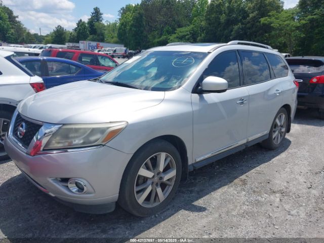 5N1AR2MN2FC631542 Nissan Pathfinder Platinum