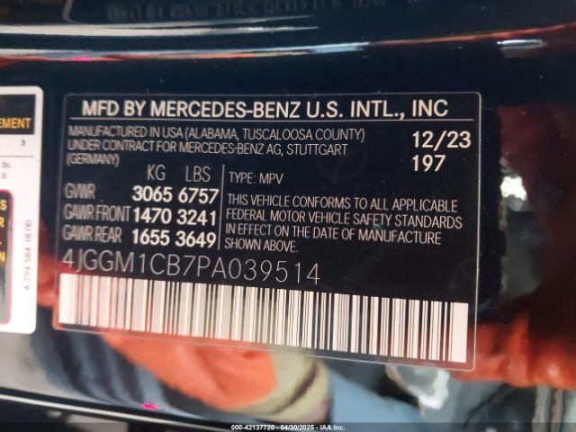 2023 MERCEDES-BENZ EQE 350 SUV 4JGGM1CB7PA039514 Photo 8
