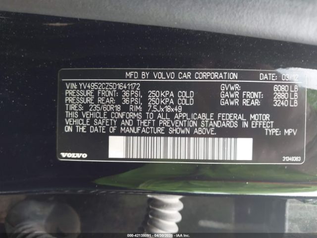 2013 VOLVO XC90 YV4952CZ5D1641172 Photo 8