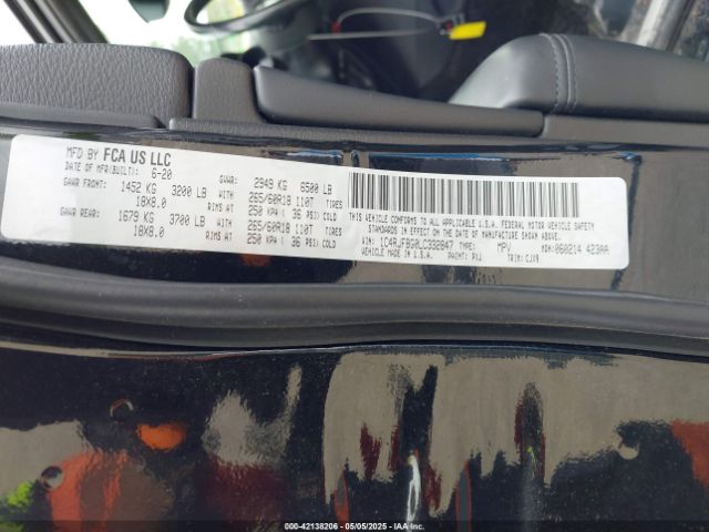 1C4RJFBG0LC332847 Jeep Grand Cherokee Limited 4x4