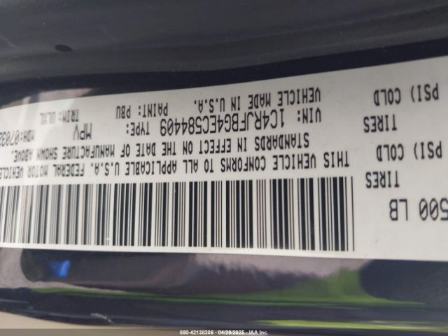 1C4RJFBG4EC584409 Jeep Grand Cherokee Limited