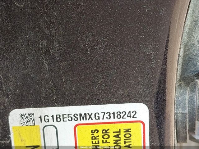 1G1BE5SMXG7318242 Chevrolet le2 - di: direct injection, alum, vvt, gen i, gmna