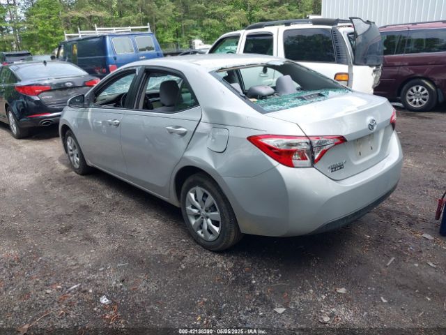2T1BURHEXGC508851 Toyota COROLLA LE