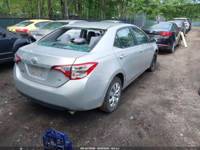 2T1BURHEXGC508851 Toyota COROLLA LE
