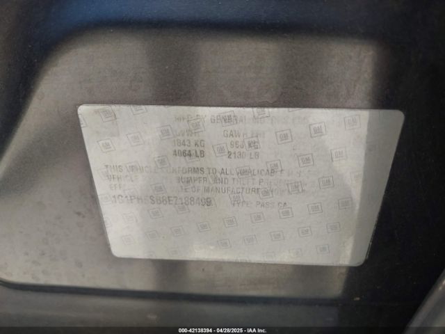 1G1PH5SB8E7188499 Chevrolet Cruze Eco Auto
