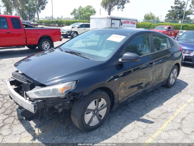 KMHC65LCXHU040519 Hyundai Ioniq Hybrid Blue