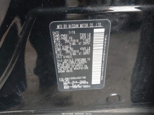 2018 NISSAN ARMADA JN8AY2ND9JX001195 Photo 8