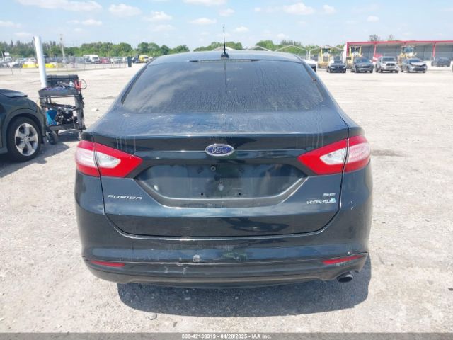 3FA6P0LU6ER314592 Ford Fusion Hybrid Se
