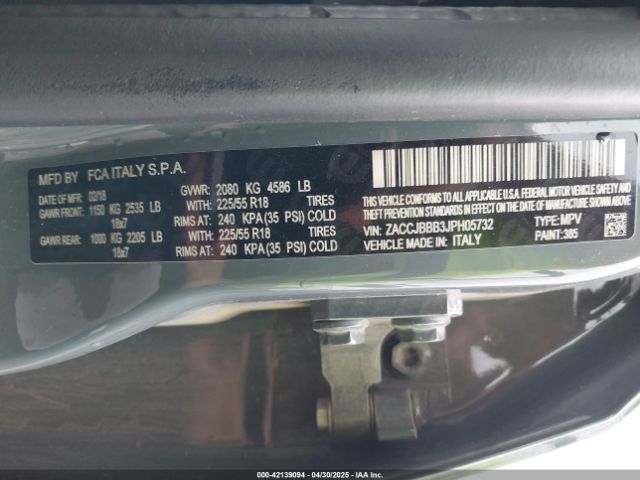 2018 JEEP RENEGADE ZACCJBBB3JPH05732 Photo 8