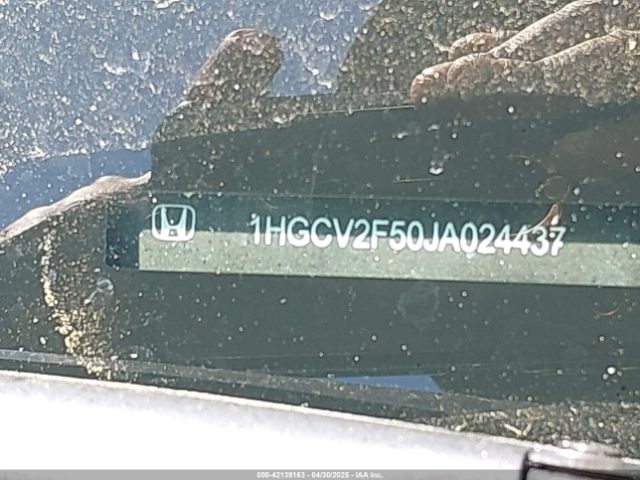 1HGCV2F50JA024437 Honda Accord Ex-l 2.0t