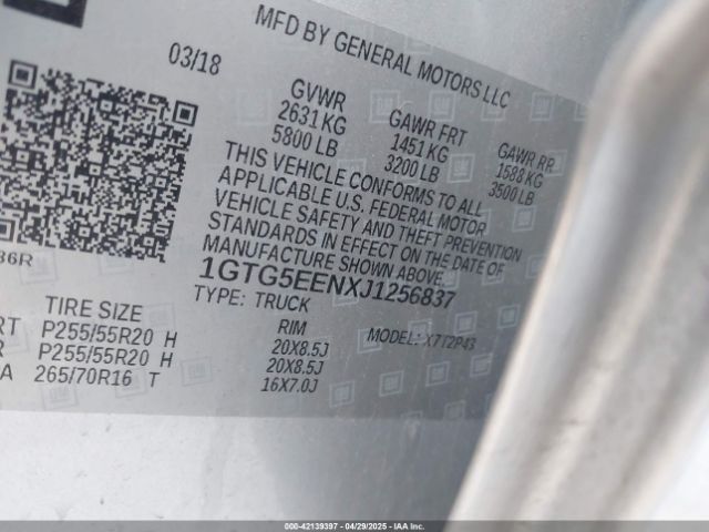 1GTG5EENXJ1256837 GMC Canyon Denali