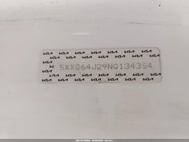 5XXG64J29NG134354 KIA t-gdi gamma ii