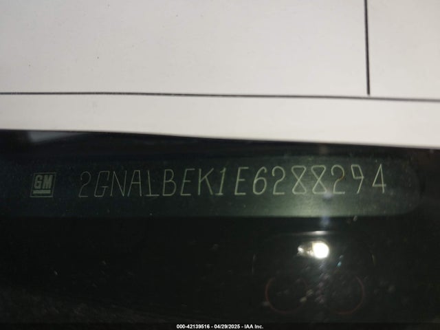 2GNALBEK1E6288294 Chevrolet EQUINOX 1LT