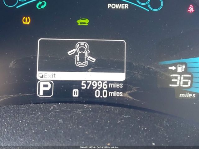 1N4AZ0CP8FC313619 Nissan LEAF S