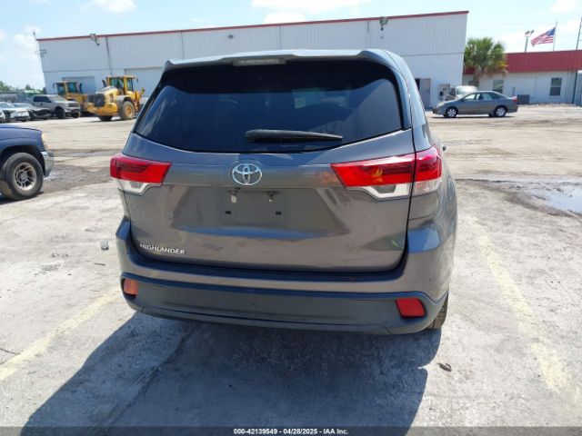 5TDZARFH0KS056820 Toyota Highlander Le