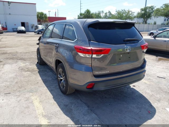 5TDZARFH0KS056820 Toyota Highlander Le