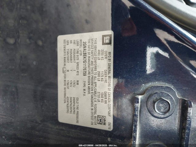 2GNALBEK7G1176759 Chevrolet EQUINOX LS