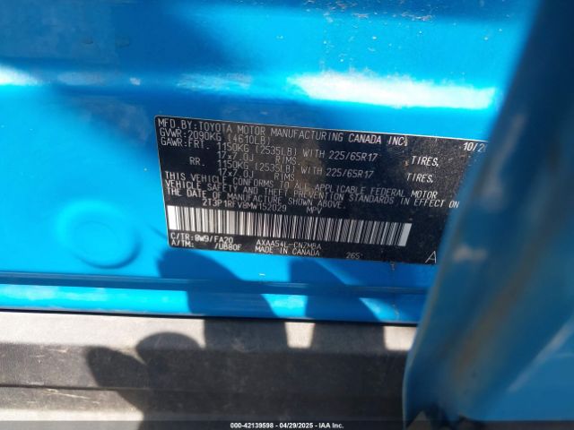 2T3P1RFV8MW152029 Toyota Rav4 Xle