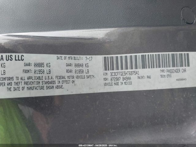 2017 FIAT 500E 3C3CFFGE5HT697541 Photo 8
