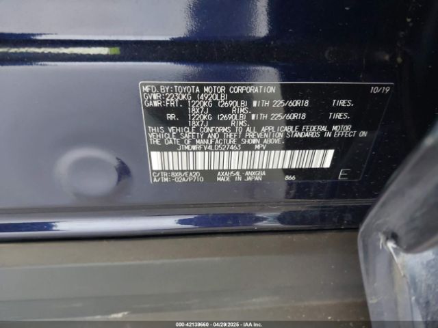 JTMDWRFV4LD527463 Toyota Rav4 Hybrid Limited