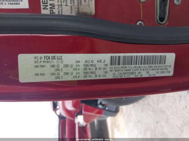 1C4NJPBA7GD588872 Jeep Patriot Sport