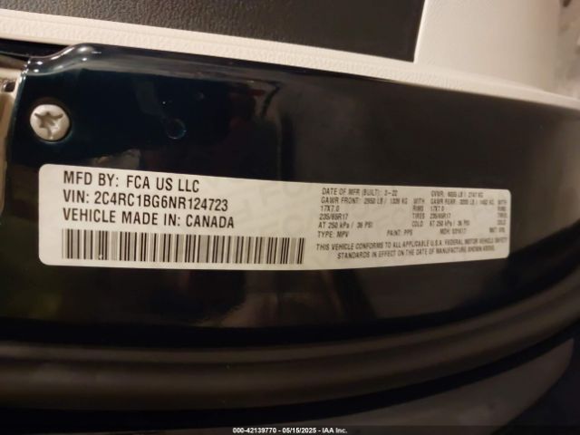 2022 CHRYSLER PACIFICA 2C4RC1BG6NR124723 Photo 8