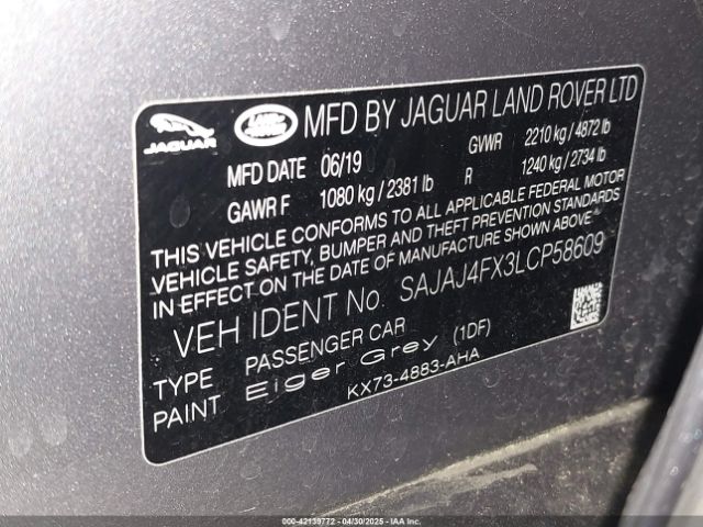 2020 JAGUAR XE SAJAJ4FX3LCP58609 Photo 8