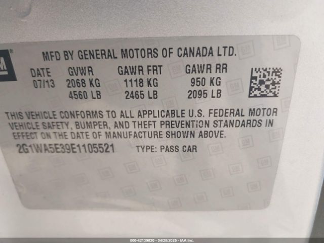 2G1WA5E39E1105521 Chevrolet Impala Limited Ls