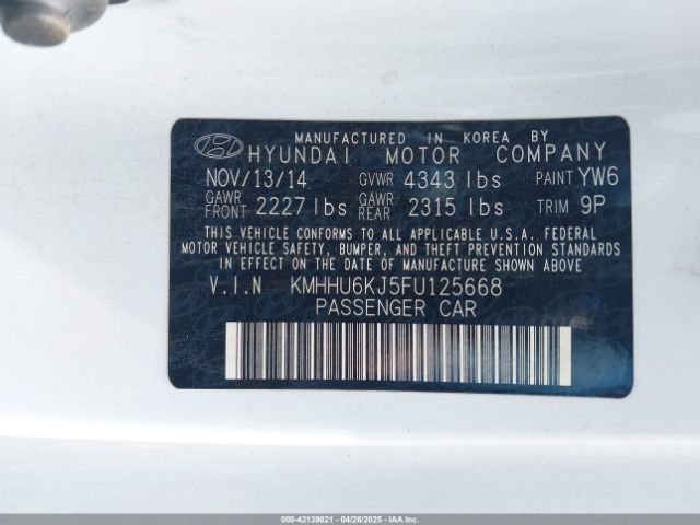 KMHHU6KJ5FU125668 Hyundai Genesis 3.8 Ultimate