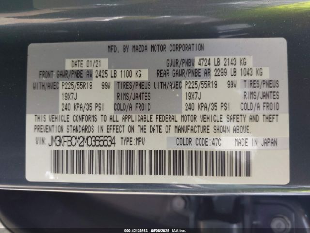 2021 MAZDA CX-5 JM3KFBCM2M0365634 Photo 8