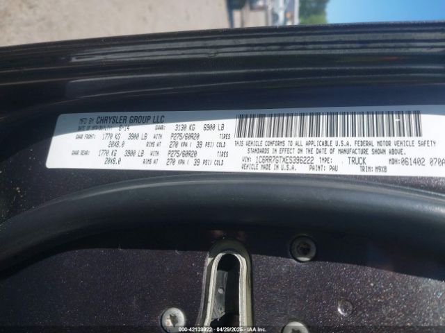 1C6RR7GTXES396222 RAM 1500 Big Horn