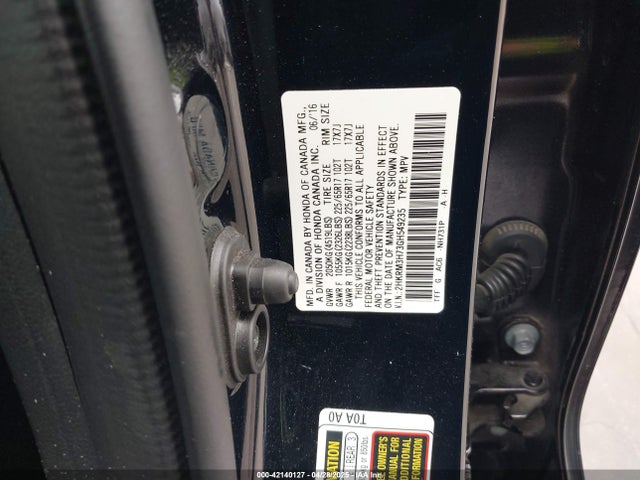 Honda Cr-v Ex-l 2016 2HKRM3H73GH549235 Image 9