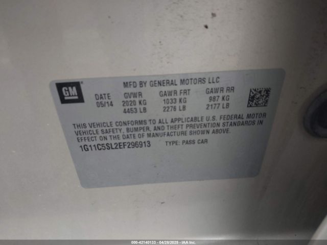 1G11C5SL2EF296913 Chevrolet lkw