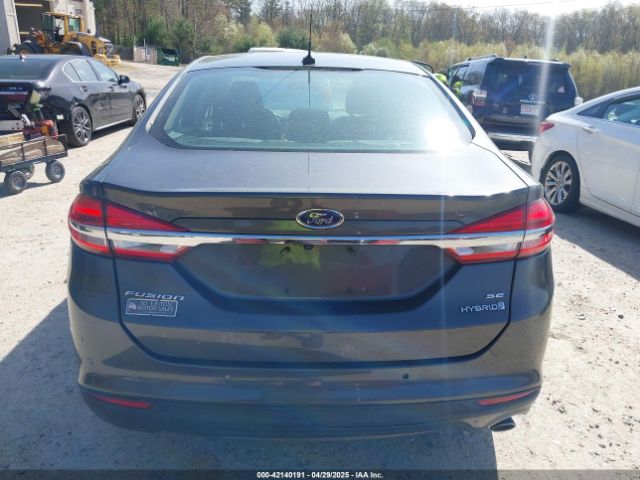 3FA6P0LU6JR119652 Ford Fusion Hybrid Se
