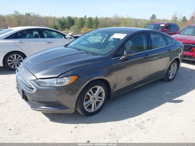 3FA6P0LU6JR119652 Ford Fusion Hybrid Se