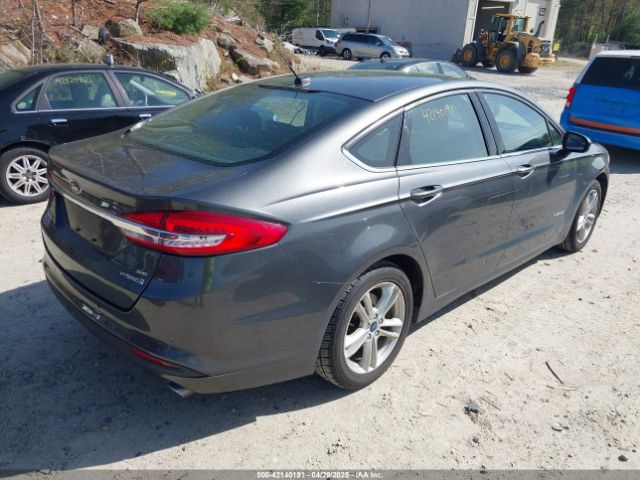 3FA6P0LU6JR119652 Ford Fusion Hybrid Se