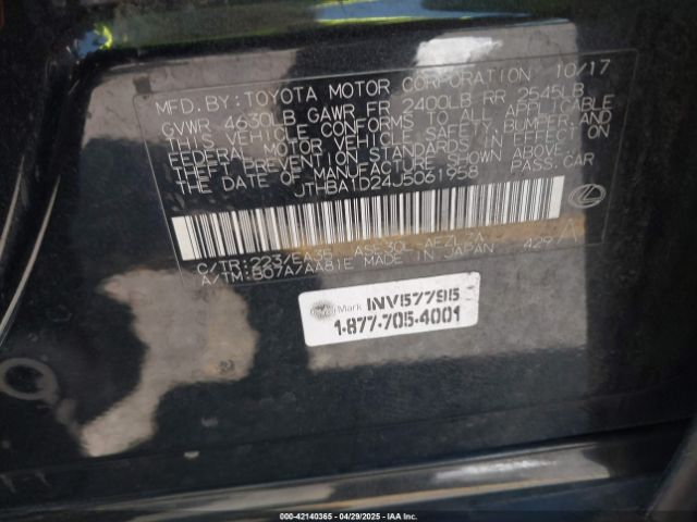 JTHBA1D24J5061958 Lexus IS 300