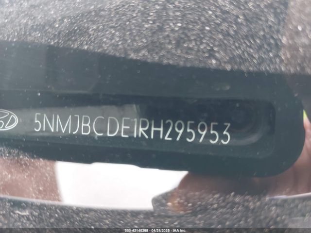 5NMJBCDE1RH295953 Hyundai TUCSON SEL