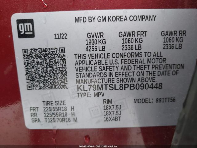 2023 CHEVROLET TRAILBLAZER KL79MTSL8PB090448 Photo 8