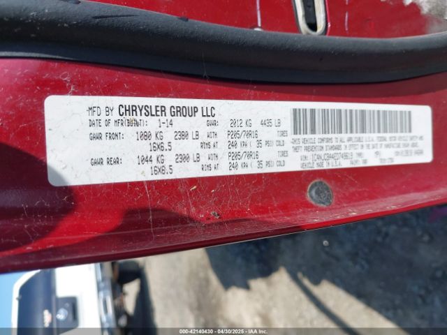 1C4NJCBA4ED749619 Jeep Compass Sport