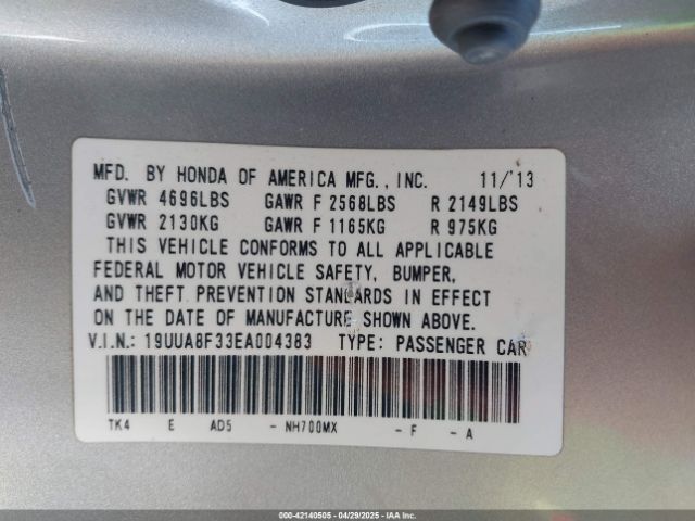 19UUA8F33EA004383 Acura Tl 3.5 Special Edition